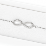 Silberarmband mit Infinity Symbol