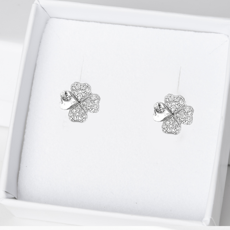 ohrstecker lucky leaf ohrstecker lucky leaf